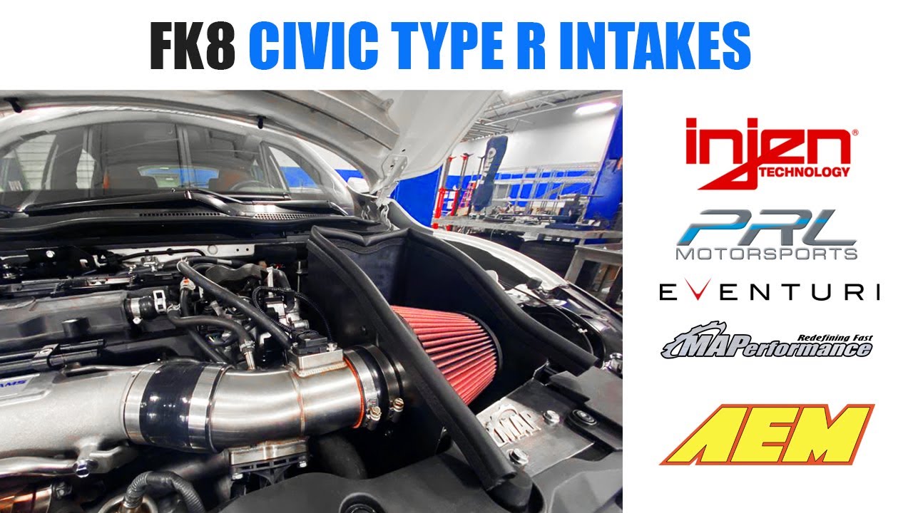 Top 5 Intakes for FK8 2017+ Honda Civic Type R - YouTube