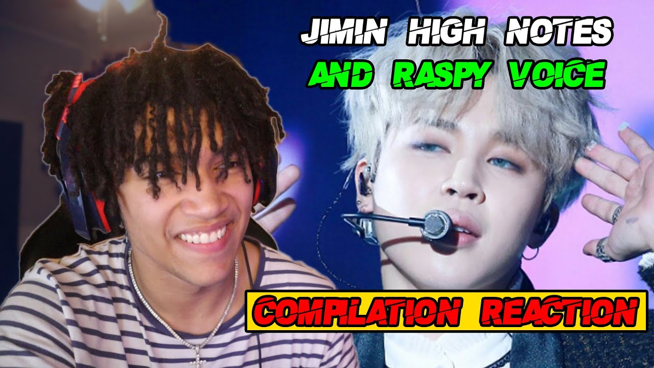 JIMIN BEST LIVE HIGH NOTES & RASPY VOCALS COMPILATION- The BTS Journey (reaction)