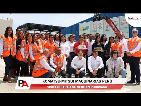 Visita a Komatsu-Mitsui Maquinarias Perú (KMMP) - Sede Pucusana