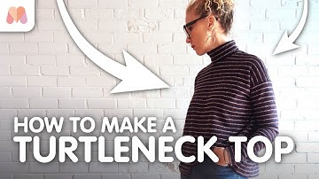 Hoe maak je de Monroe coltrui | Tessuti Patterns Sewalong