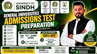 💯 Free Schoolarship For | Sindh University_SAU &  GCUH | Mahdi's Academy  screenshot 4