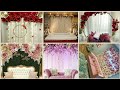 Beautiful and simple stage decor ideas for wedding events / Elegant backdrop ideas for wedding event