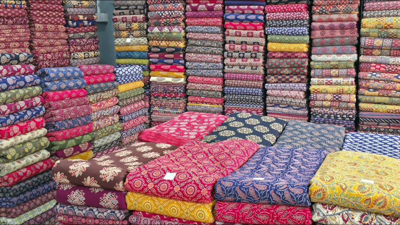 100% गारंटी वाला अज़रख़ प्रिंट 🔥!COTTON HOUSE COTTON MANUFACTURER JAIPURI SANGANERI PRINT #trending 