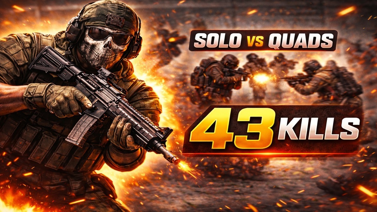 YOUR FAVOURITE MOUSE&KEYBOARD PLAYER IS BACK | 43KILLS SOLO VS QUADS ...
