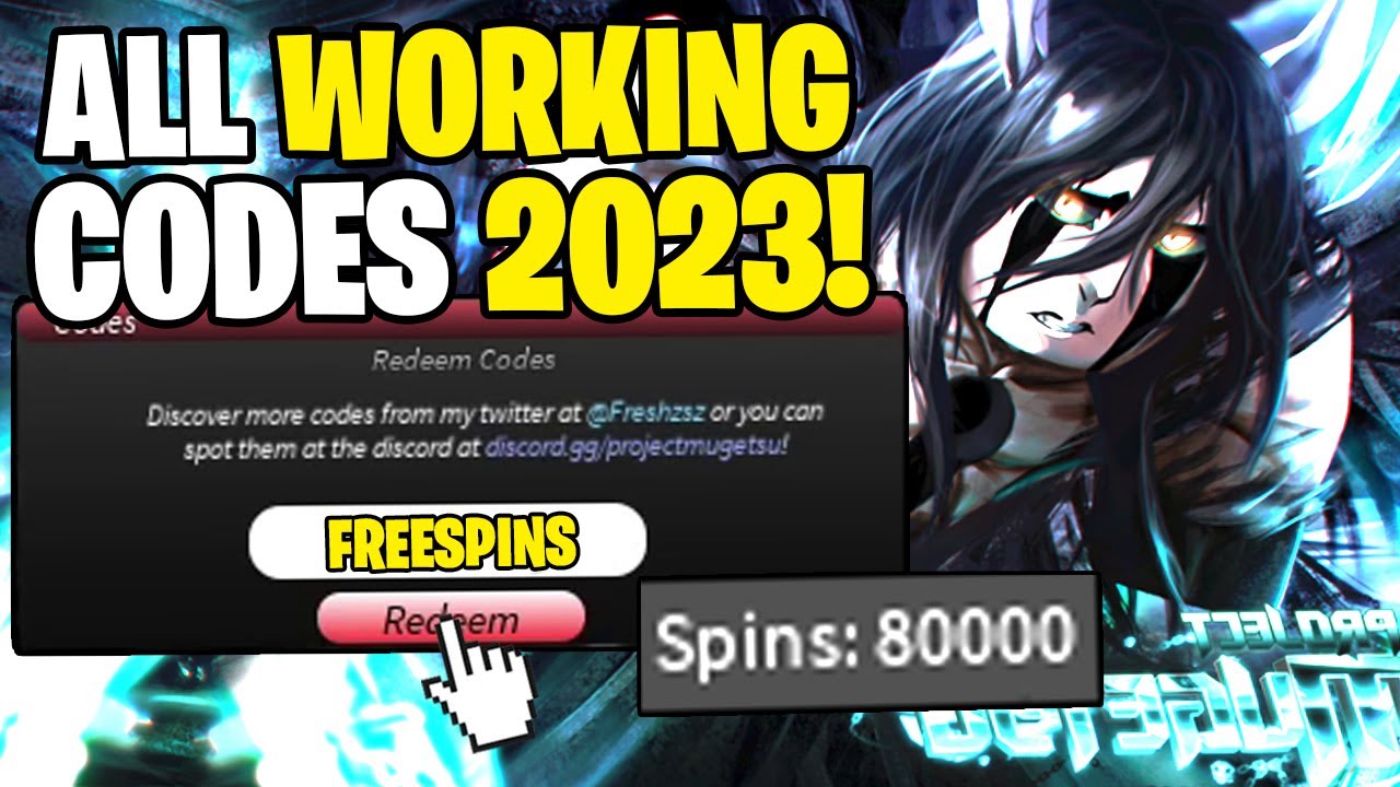 NEW* ALL WORKING CODES FOR PROJECT MUGETSU IN 2023 APRIL! ROBLOX PROJECT  MUGETSU CODES 