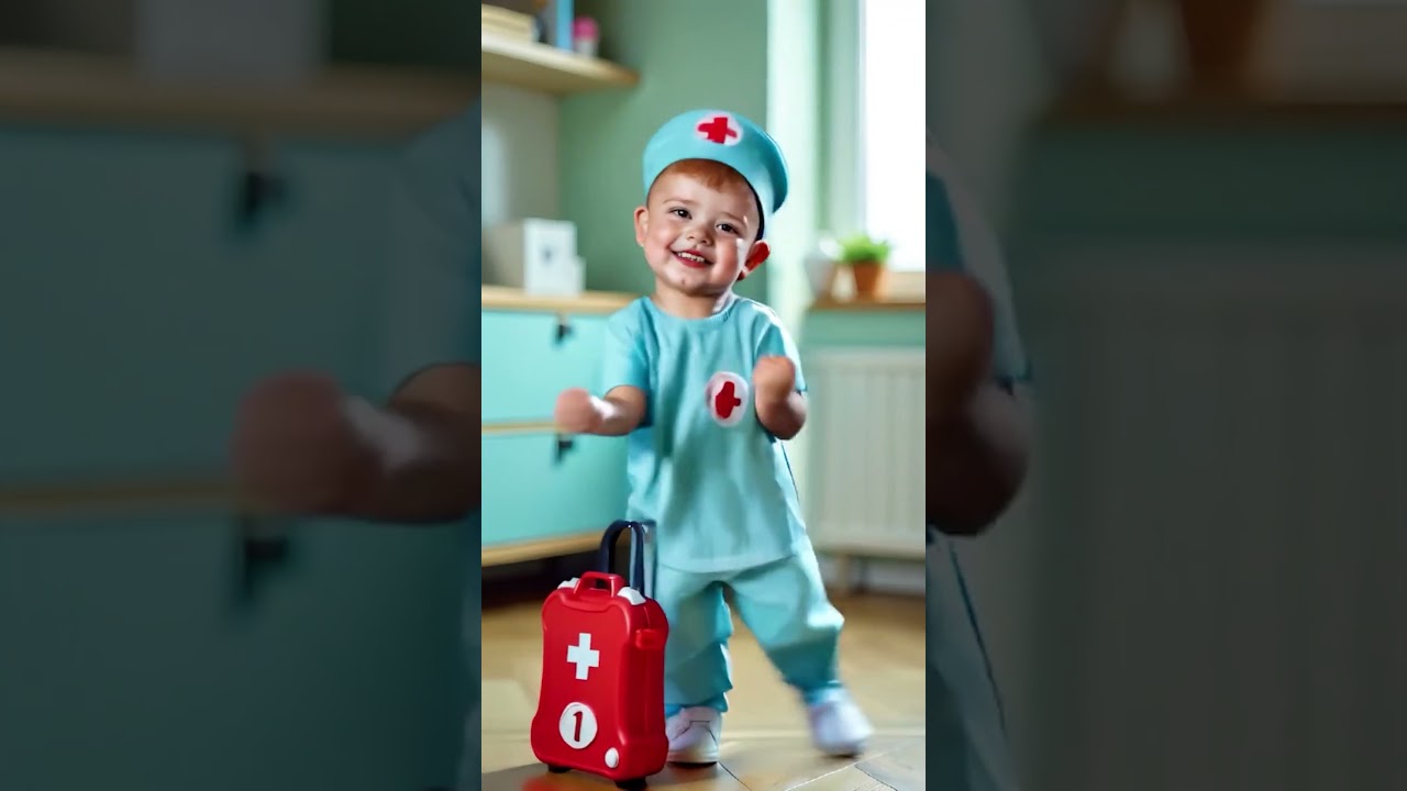 Kids Dancing as Different Professionals 