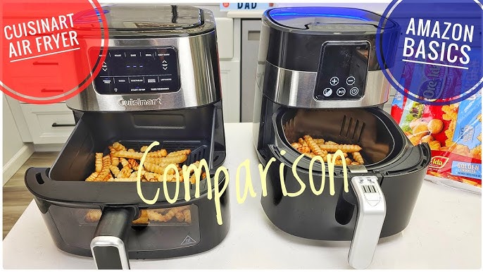   Basics 3.2 Quart Compact Multi Functional Digital Air  Fryer, Black : Home & Kitchen