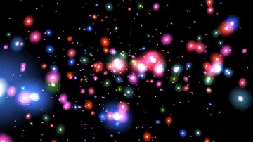 FREE 4K Moving Background ~Colorful Particle Spray Pulses~ 2160p VJ Party Effect