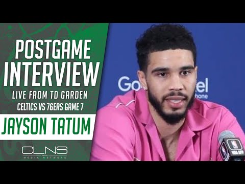 Jayson Tatum Feels "Genuine Love" from Celtics Fans after 51 Point Game 7 | Postgame Interview