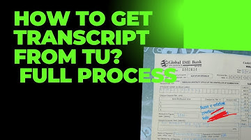 How to get transcript? TU form fillup all process #asmit #asmitkhanal