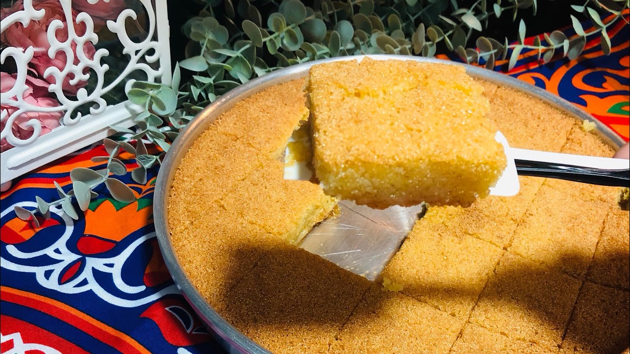 طريقه عمل البسبوسه رقم ١في مصر🔥اتحداكي بعد الفيديو ده هتبقي استاذه 👌