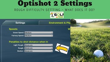 Optishot 2 Settings - Rough difficulty test for better accuracy
