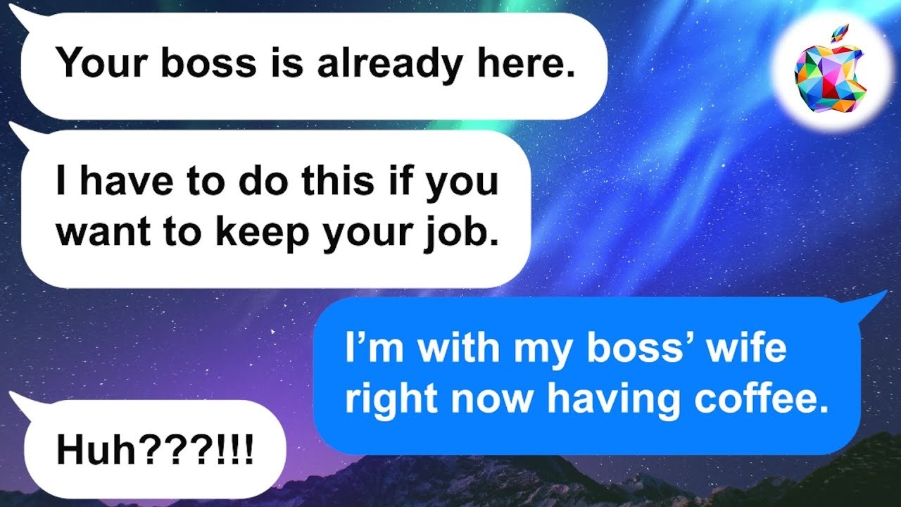 【Apple】Wife claims that she was forced to have an affair with the boss so her husband isn't fired...