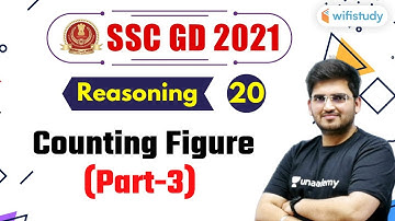 6:00 PM- SSC GD 2021 | Reasoning by Deepak Tirthyani |  Counting Figure (Part-3)