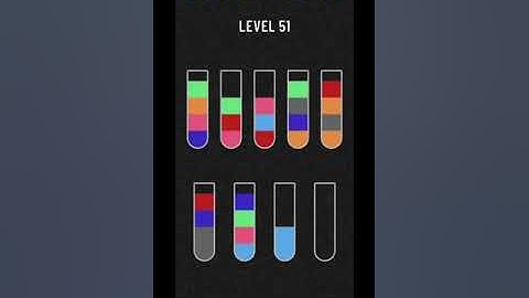 Water sort puzzle level 51