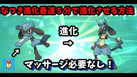 ポケモン なつき度 上げ方