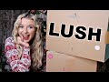THE LUSH CHRISTMAS RANGE 2020/ *UNBOXING 50+ PRODUCTS (INCLUDING BATHBOMBS)!!*