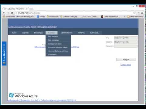 mycfdi video tutorial para facturar desde el portal lidexpv lidex sistemas