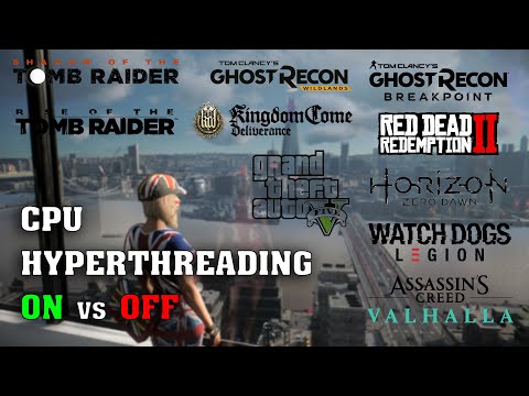 Hyper Threading ON vs OFF | Test in 10 Games | Core i7 8700
