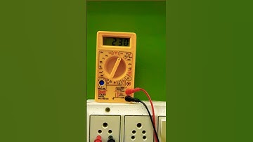 "AC Voltage Measurement with Digital Multimeter ⚡ | Multimeter Tutorial #Shorts"