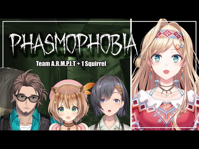 【Phasmophobia】A.R.M.P.I.T & A Cute Squirrel @AyundaRisu 【NIJISANJI ID | Layla】のサムネイル