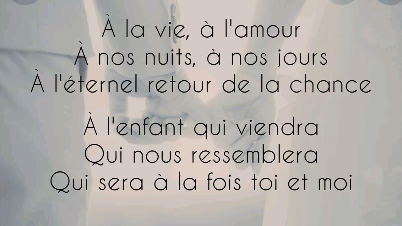 Joe Dassin À toi (Paroles/Lyrics) YouTube