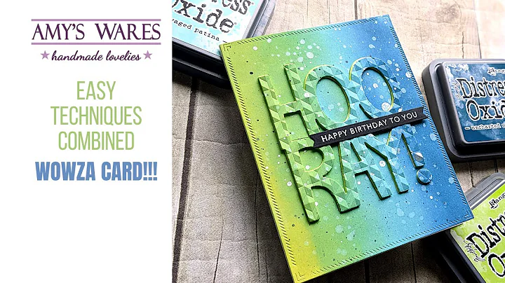 Ink blending, die cutting, embossing, OH MY! Simpl...