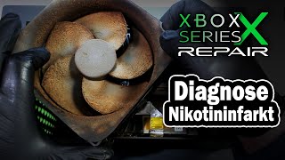 XBOX Series X Repair | Zu viel Nikotin für eine Series X, retten wir Sie | PCB Solder Berlin