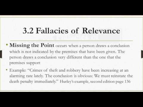 3.2 Fallacies Of Relevance Part 2