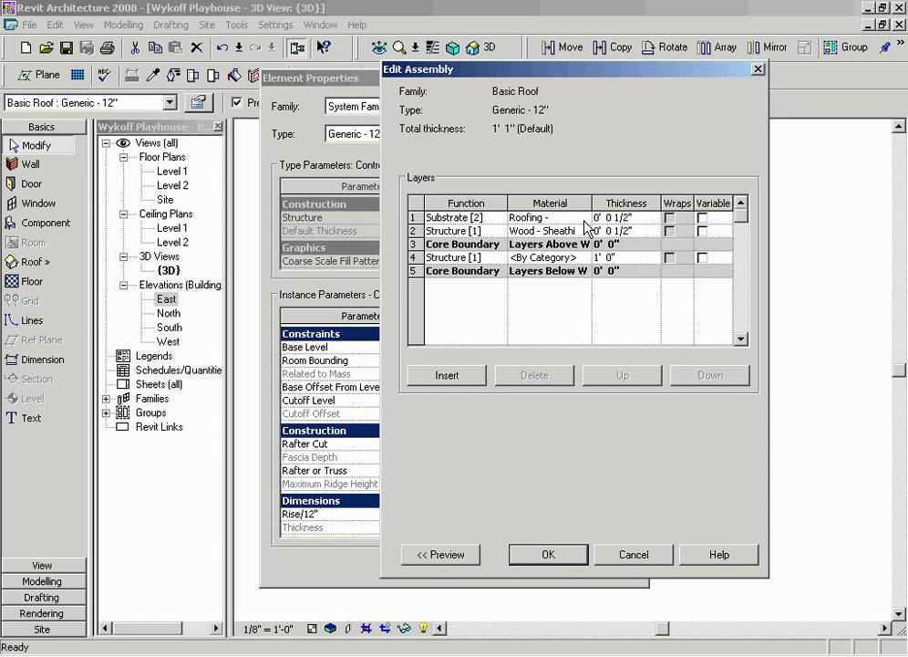 Roof Layers (Revit Step 2.3) - YouTube