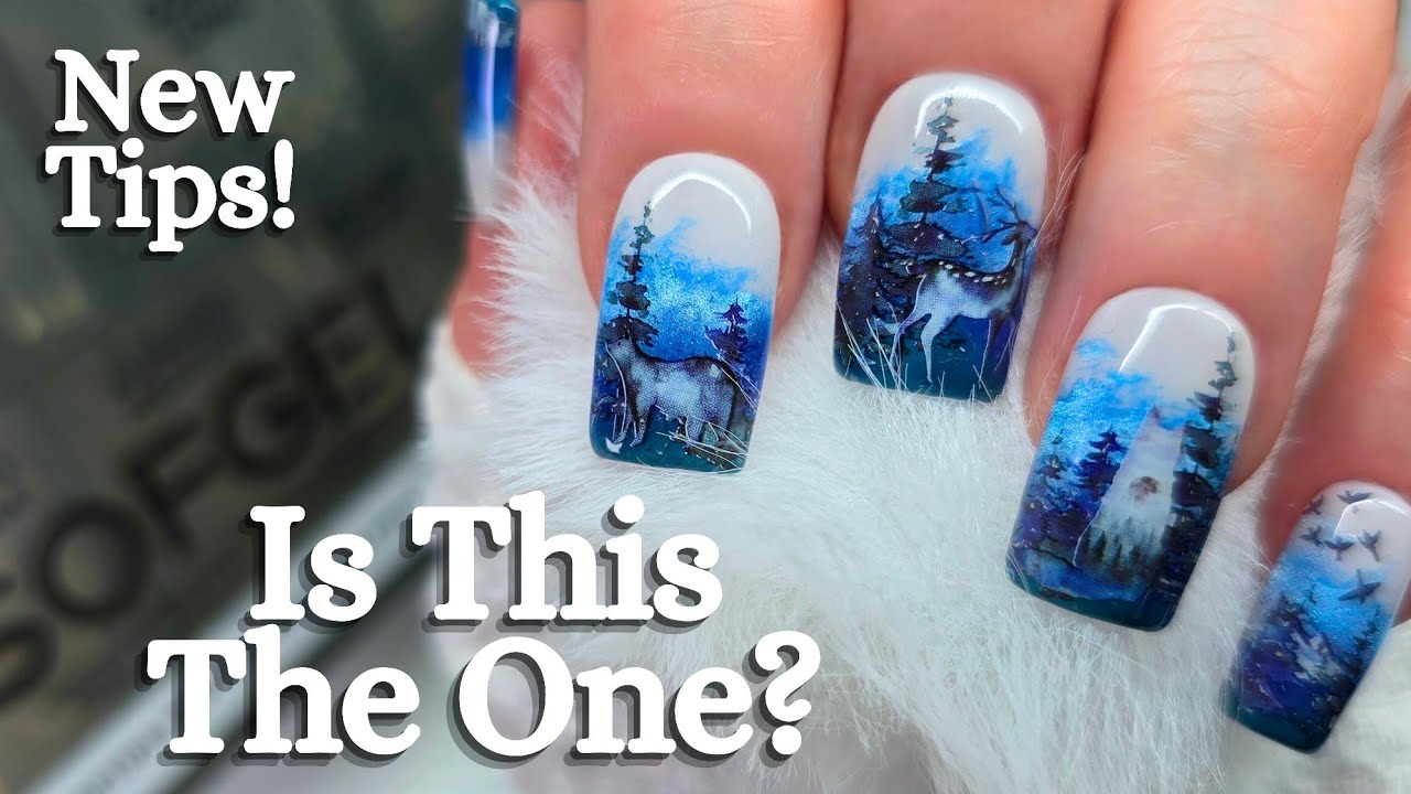 Checking Out Sofgel Natural Variety Box With Winter Nail Art