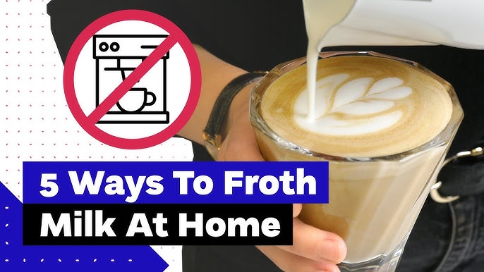 How to Foam Milk for a Latte 3 Ways - COFFEE BREAK SERIES