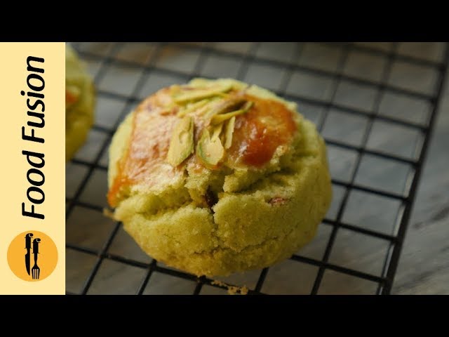 Pista Naan Khatai without oven  Recipe By Food Fusion