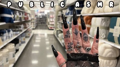Public ASMR at Target 🎯 | Tapping, Scratching, Fabric Sounds, Camera Scratching, Crinkles