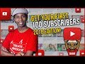How to Get  Your First 100 Subscribers on YouTube (Tips that Actually Work!)