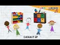 Clean It Up! by The Juicebox Jukebox | Cleaning Room Educational School Song for Kids Children 2020