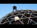 Gridshell in composite material - @Créteil, 2013