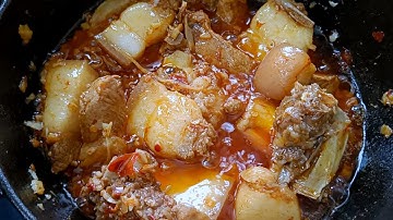 Tasty & Easy Naga Pork Curry recipe । Naga style Pork Curry with fermented bamboo shoots ।
