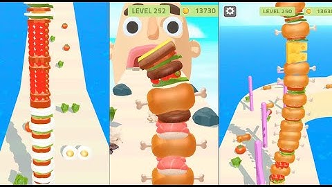 Satisfied Mobile🥪 Sandwich Runner Gameplay Walkthrough 🥪All Levels Android /iOS Gameplay 🥪 Part-  54