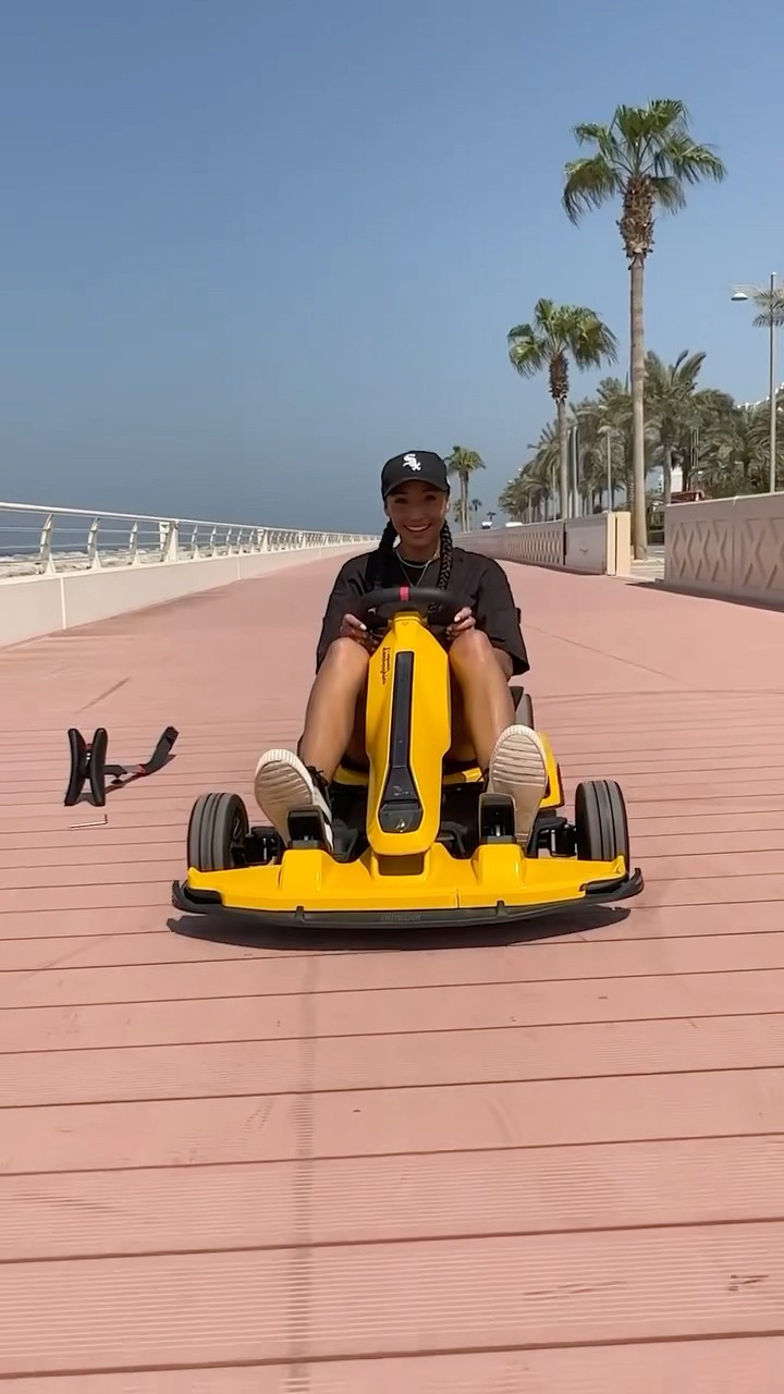 Have you ever seen a Segway that doubles up into a Lamborghini go-kart...? ? #lamborghini #gokart