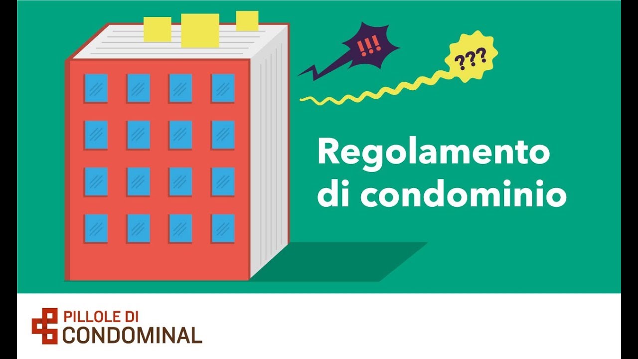 Regolamento condominiale. Sapete di che tipo è il vostro? YouTube Regolamento condominiale. Sapete di che tipo è il vostro? YouTube