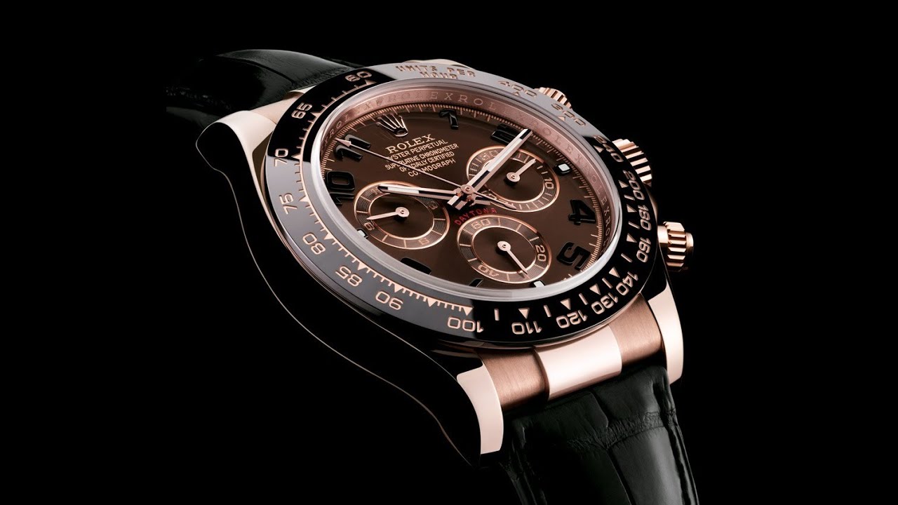 Rolex Rose Gold Daytona in 4k \