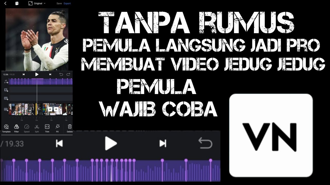 VN EDITOR cara edit foto jadi video transisi JEDAG JEDUG Viral YouTube