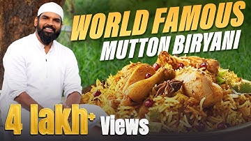 How To Make Worlds Best Biryani | Hyderabadi Mutton Biryani | Nawabs Kitchen Official #26