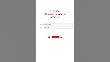 Random Numbers in Python #Shorts
