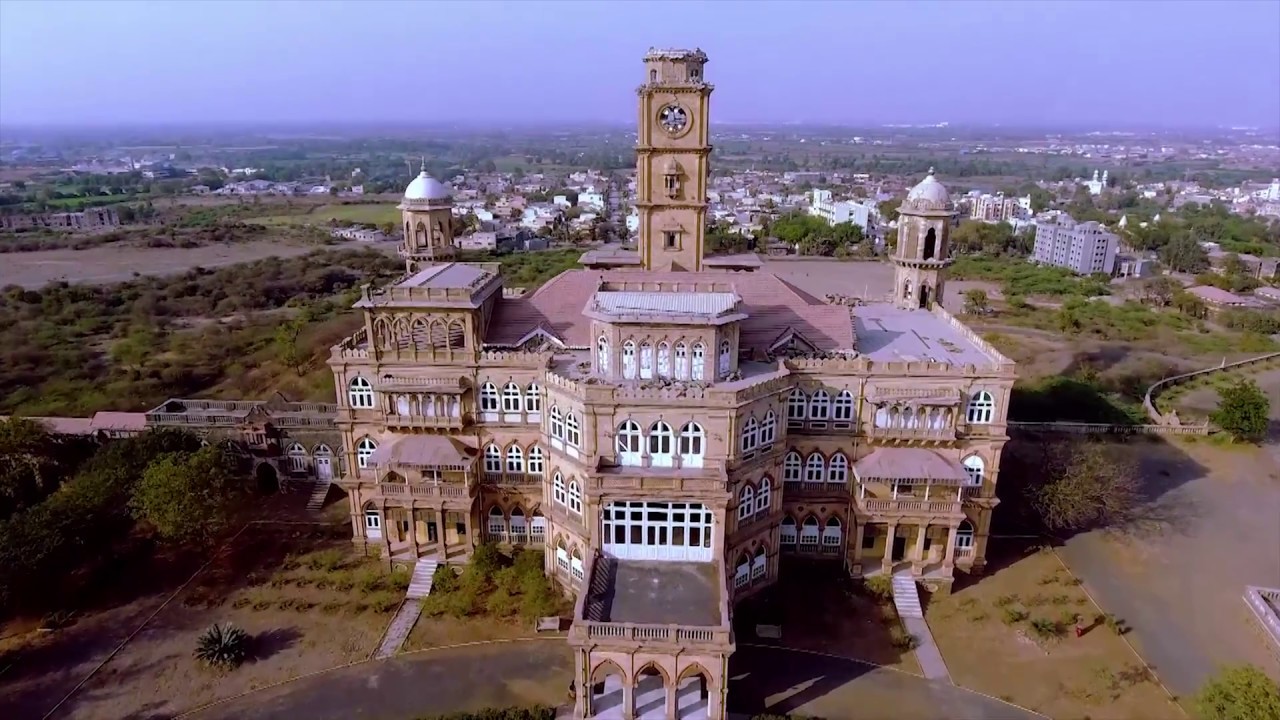 Ranjit Vilas Palace, Gujarat - A majestic palace atop the hill ...