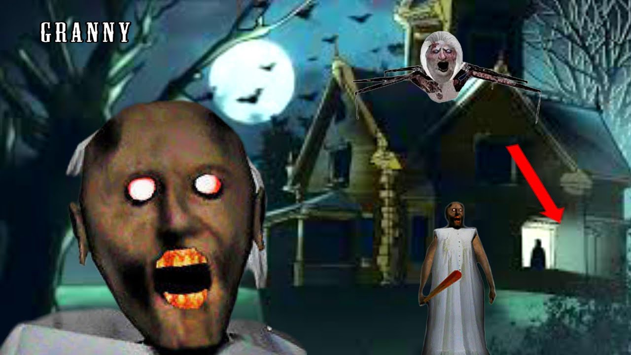 granny chapter 1: scary moments in granny horror game play - YouTube