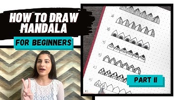 How to draw MANDALA ART for beginners| Intricate Patterns | IDLEDOODLE | Part - 2