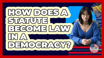 How Does A Statute Become Law In A Democracy? - We Are Liberal