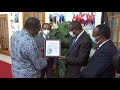 PRESIDENT UHURU RECEIVES A SPECIAL MESSAGE FROM FORMER ETHIOPIA PRIME MINISTER HAILEMARIAM DESALEGN 